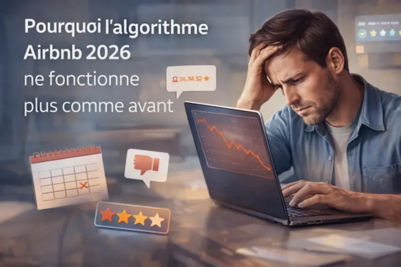 Pourquoi l’algorithme Airbnb 2026 ne fonctionne plus comme avant
