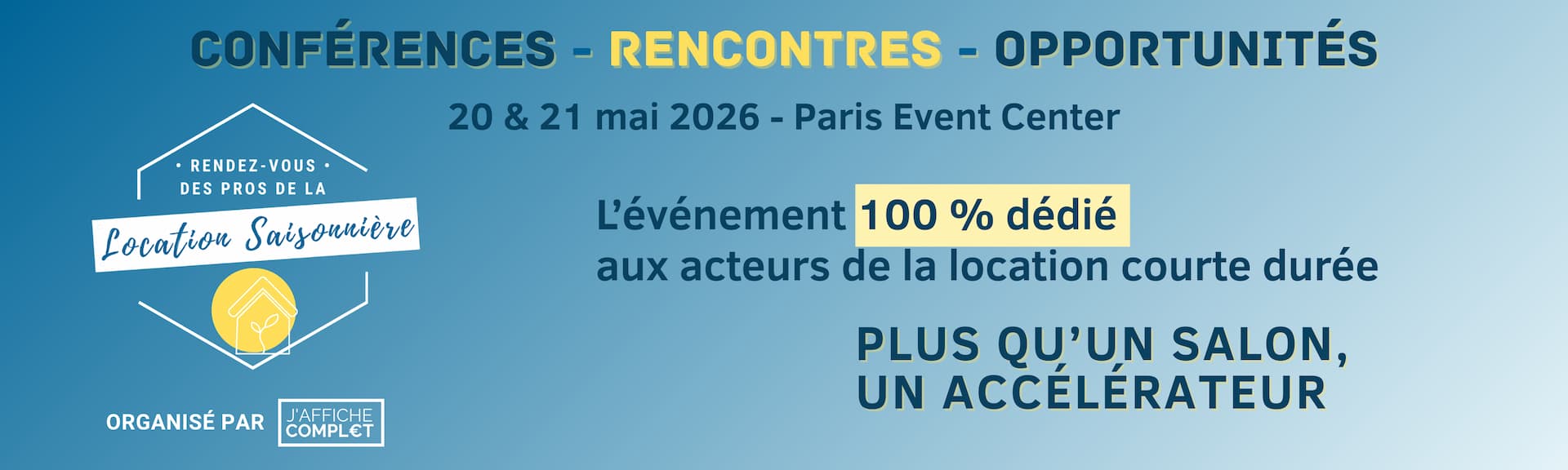 salon location saisonnière 2026 networking paris