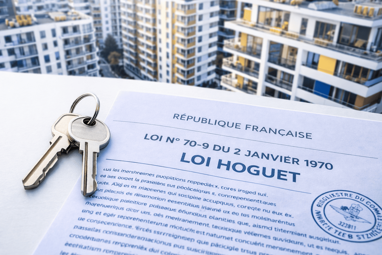 Conciergerie carte G loi Hoguet - cles et document officiel