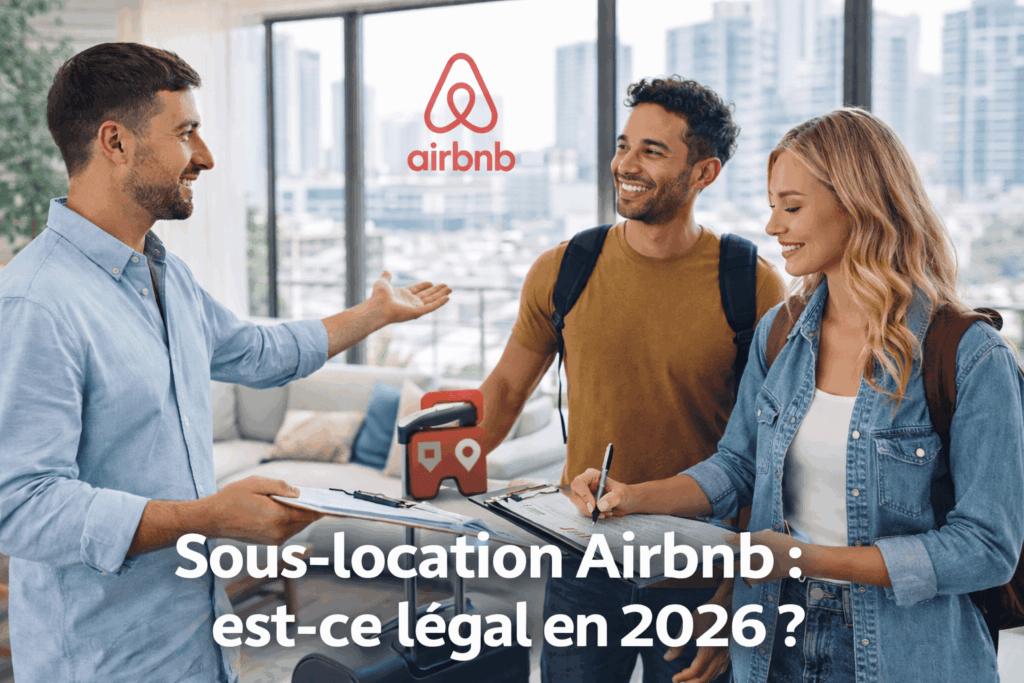 Locataire professionnel louant un appartement sur Airbnb légalement