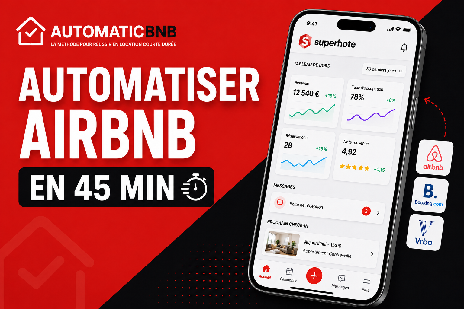 Automatiser sa gestion Airbnb en 45 minutes Superhote Automaticbnb