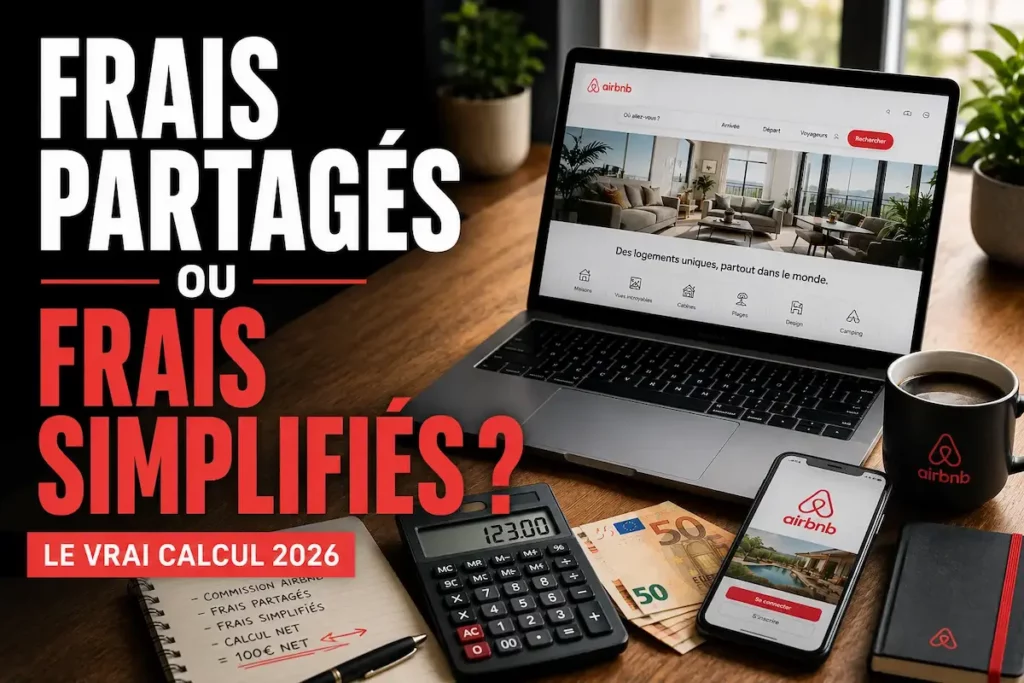 Frais partagés vs frais simplifiés Airbnb 2026 commission hôte Nicolas Fatou