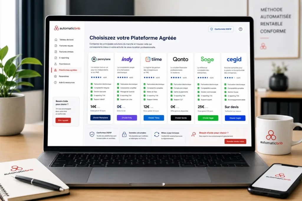 Plateformes agréées PA facturation électronique 2026 liste DGFiP