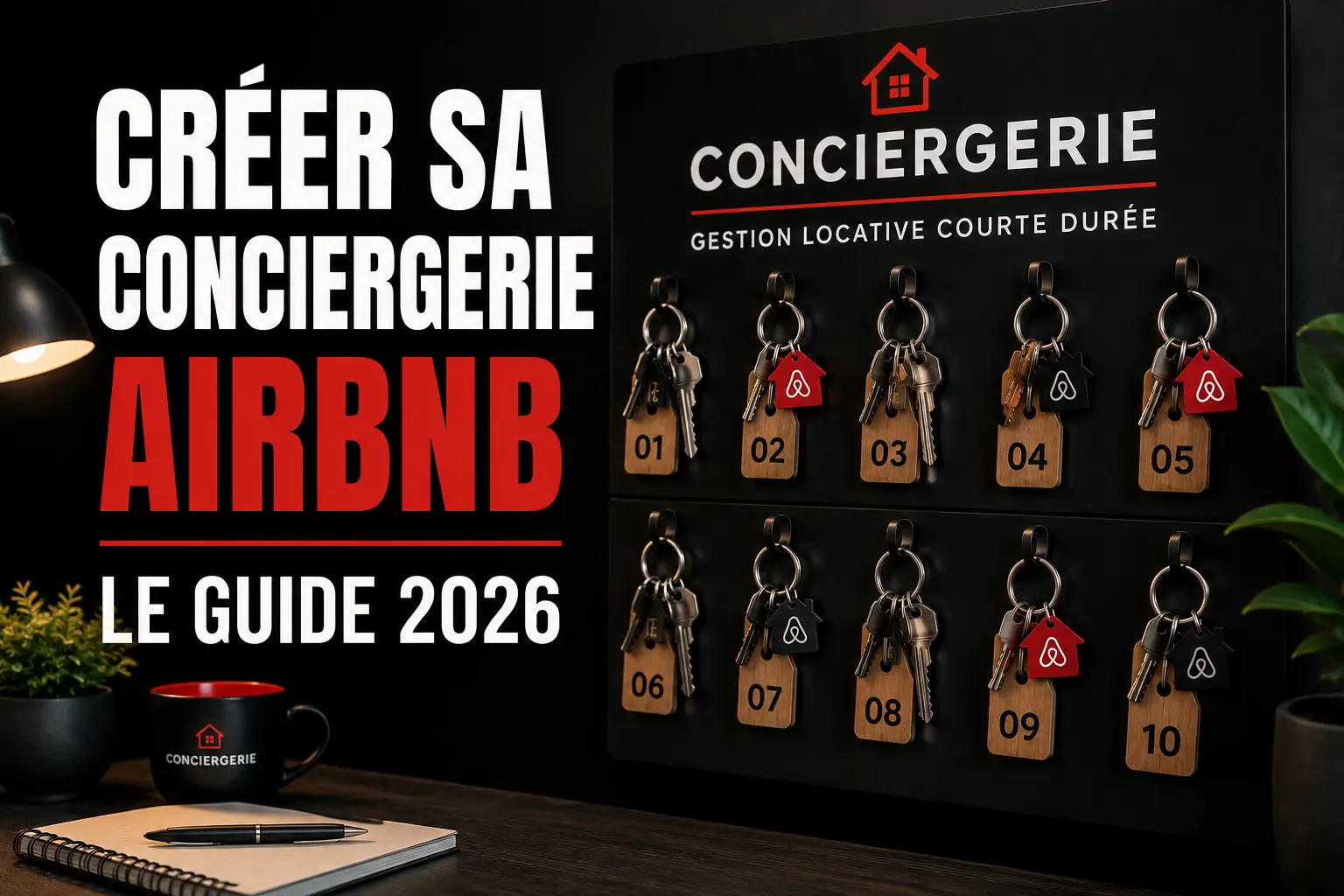 Créer sa conciergerie Airbnb guide complet 2026 carte G loi Hoguet Nicolas Fatou