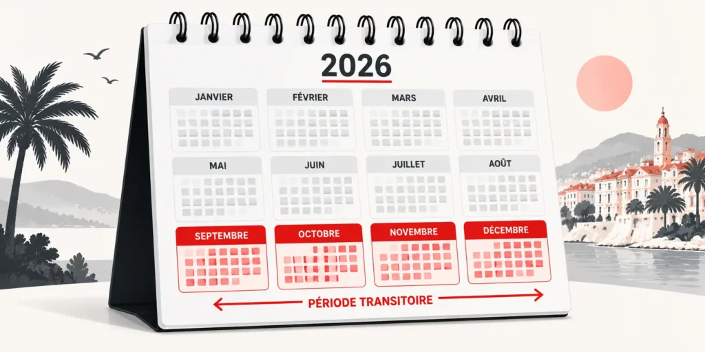 Régime transitoire meublés touristiques septembre décembre 2026